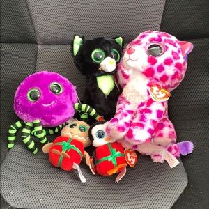 Beanie baby lot of five